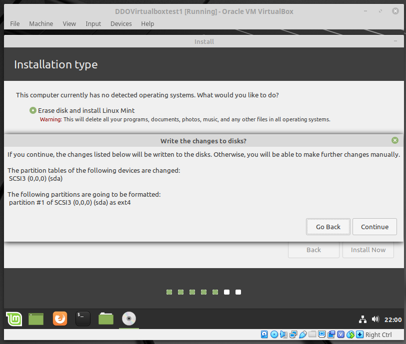 Linux Mint Partitioning