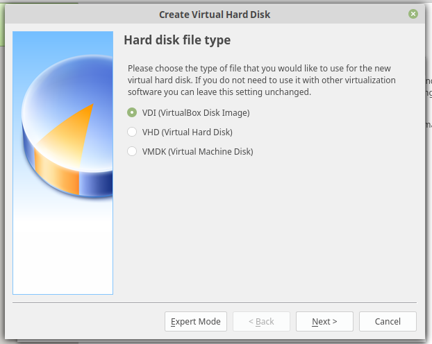 Virtualbox Create Hard Disk File Type